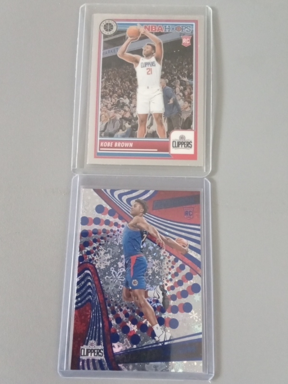 2 Card Kobe Brown Rc Lot.